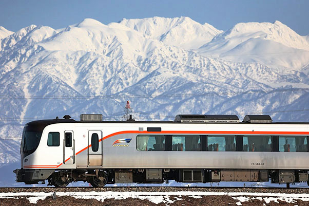 冬の立山連峰